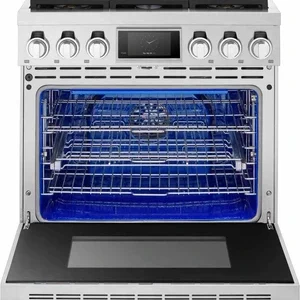 SKS 36" Stainless Steel Pro Style Natural Gas Range